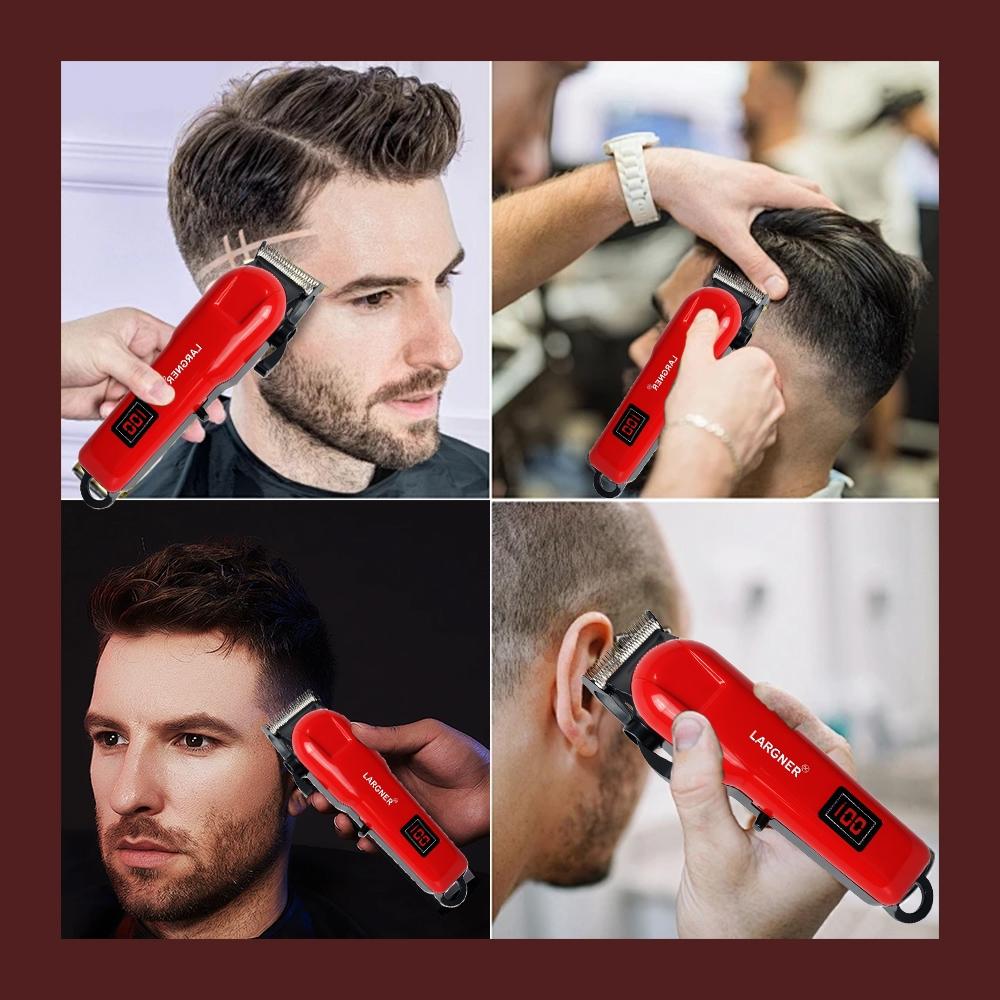 4 in 1 Electric Hair Trimmer Kit, 1 Set Rechargeable Hair Clipper Set, Professional Hair Cutting Grooming Kit for Men, Hair Beard Trimmer