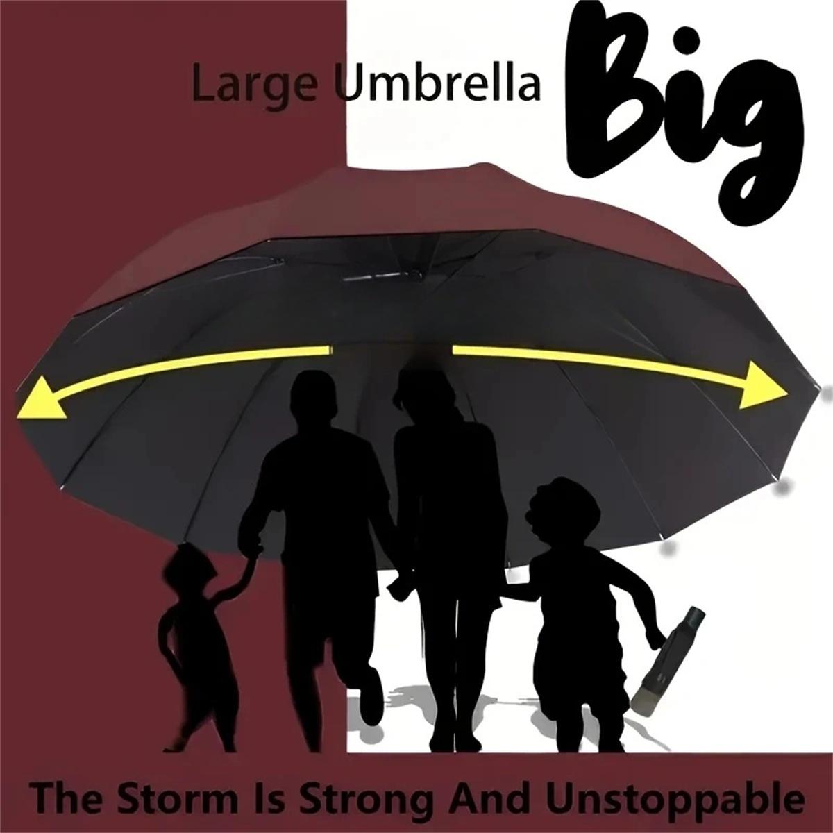 Large Umbrella, Foldable Umbrella, UV Protection Umbrella, Umbrella for Outdoor, Umbrella for Men & Women, Portable Foldable Umbrella, Perfect Gift for Valentine's Day