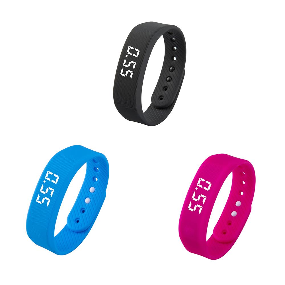 LED Digital Smart Wristbands Waterproof Smart Clock Smartband With Running Pedometer Monitor Smart Band Vibration Alarm Reminder