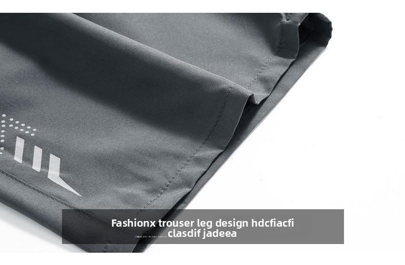 Men's 5-Pack quick drying close fitting sports and leisure gym shorts with breathable bottom, zipper pocket, elastic waistband, multiple sizes, suitable for fitness and outdoor wear