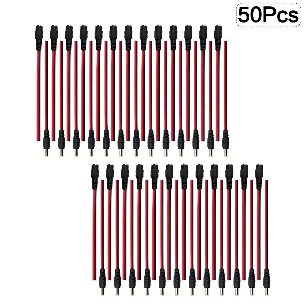 5.5x2.1mm Dc power plug 7 jack connector Kit, Cables & Adapters for LEd Strips, Cctv security cameras, diy electronics, cctv installation, electrical wiring, universal Power Supply Connectors