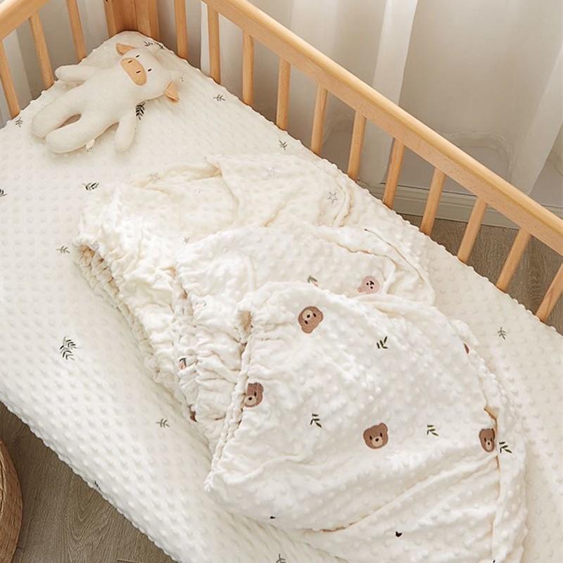Style Baby Bed Cribs Fitted Crib Sheets Set, Soft Plush Material, Soft Bedding, Available in Multiple Sizes, Ideal for Newborns & Toddlers