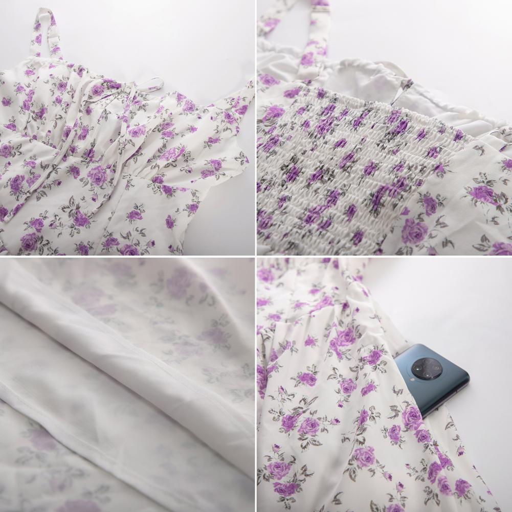 【Valentine's Day Limited】Grace Karin Women's Floral Midi Dress Corset Sundresses 2026 Summer Spring Vacation Milkmaid Dresses