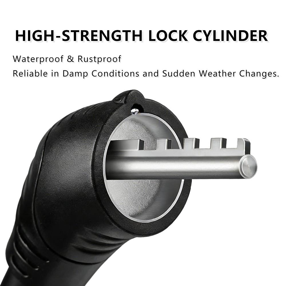 4-Digit Resettable Combination Bike Lock, Bicycle Password Lock, Lightweight & Portable, Multi-Color for Bikes, Helmets, Motorcycles, Scooters, Cabinet, and Gates.