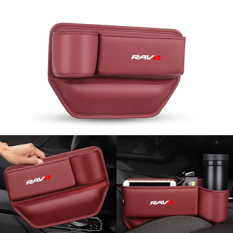 Car Seat Gap Organizer Console, Crevice Side Storage Box, Slit Gap Filler for Toyota Rav4, Logo, Gr 86, Supra, Yaris, Prius, Corolla, C-Hr, Auris, Trd
