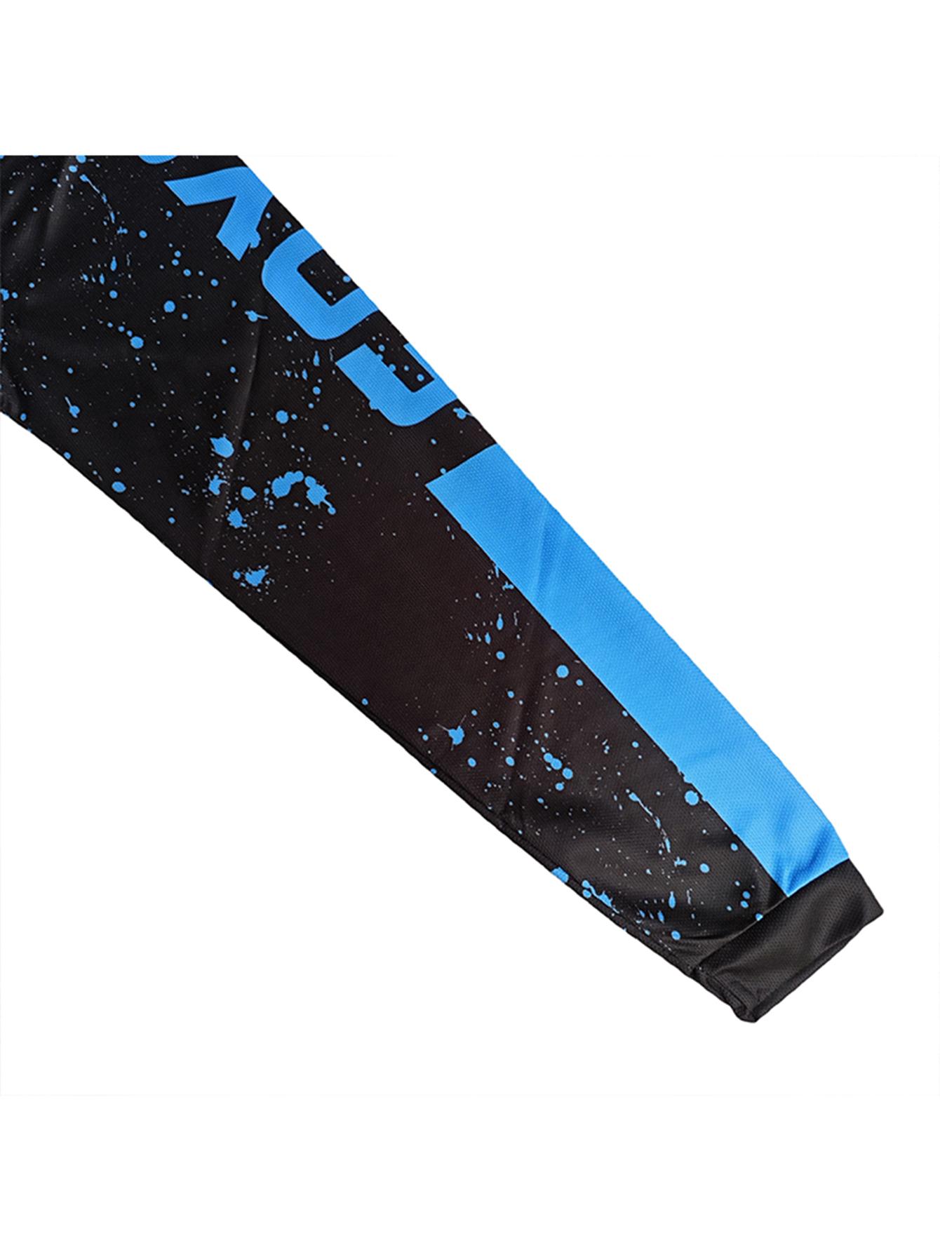 2026 men's mountain bike racing long sleeved shirt, DH motorcycle off-road T-shirt, MTB cycling jersey, off-road cycling clothing, breathable and quick drying design, suitable for cycling exploration