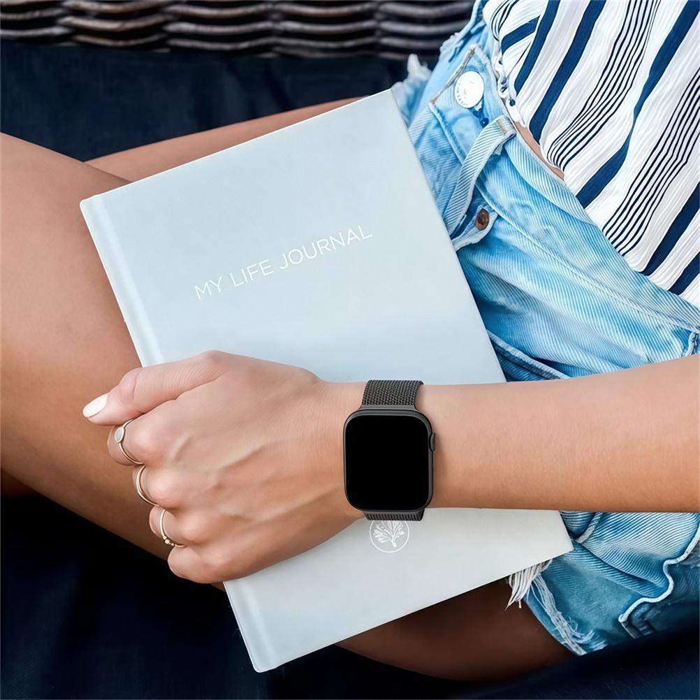 Milan strap for Apple Watch with Milanese strap and magnetic clasp Series 11/10/9/8/7/6/5/4/3/2、SE1/SE2/SE3、Ultra 1-3， 38mm、40mm、41mm、42mm、44mm、45mm、46mm、49mm  Sizes available - Men's and Women's, Stainless Steel Mesh Magnetic Strap