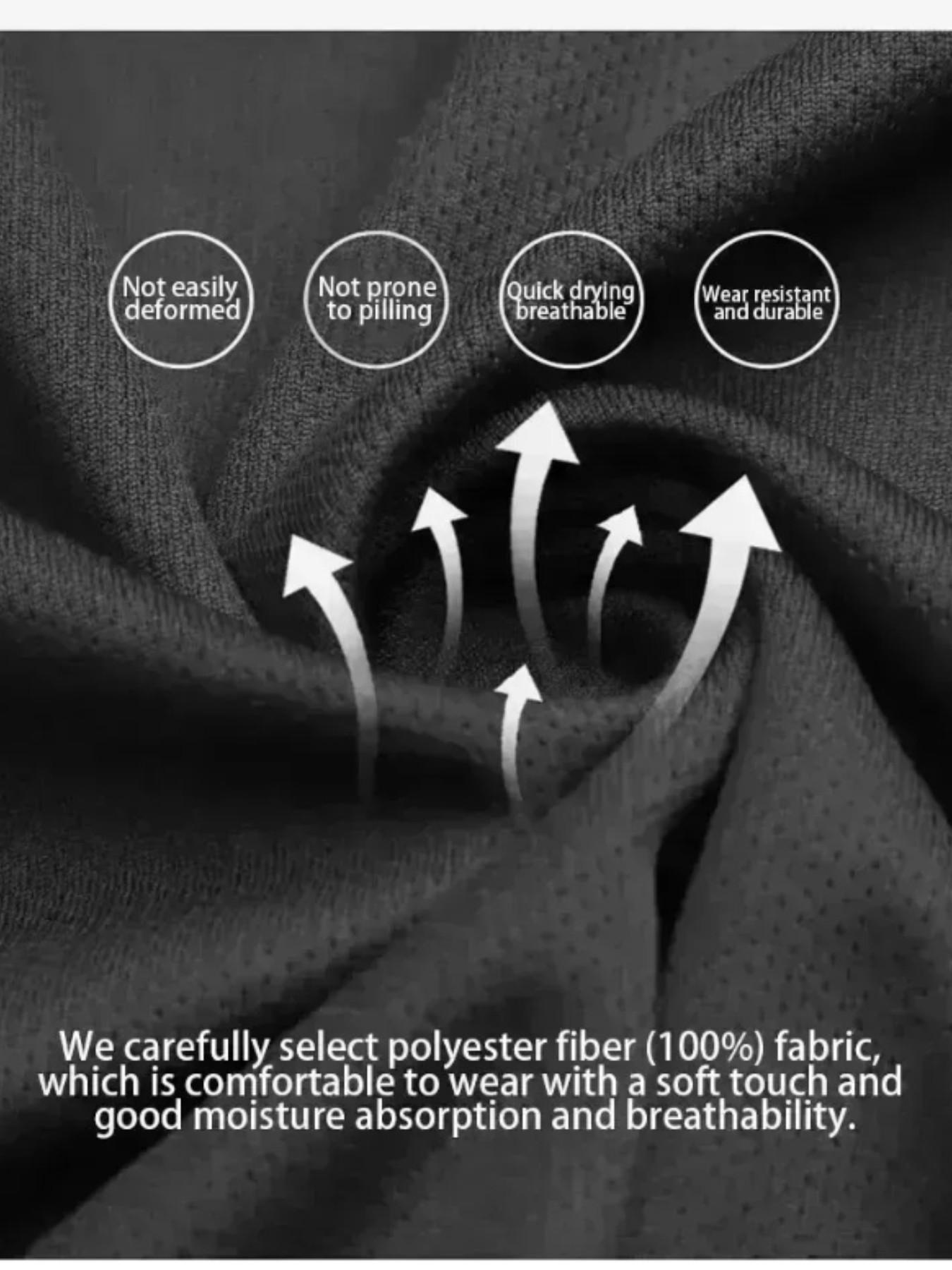 Men's Portuguese Style Football T-Shirt, Quick-Dry Breathable Sporty Short Sleeve, Training and Casual Wear, Polyester Fabric