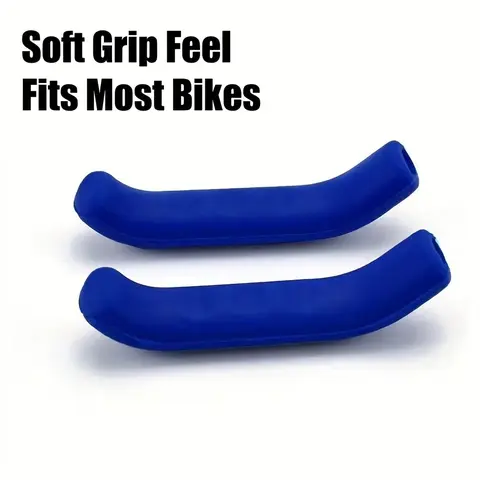 1 pair of bicycle brake lever covers, bicycle brake lever covers, silicone brake lever covers, universal bicycle brake lever covers, suitable for most bicycles