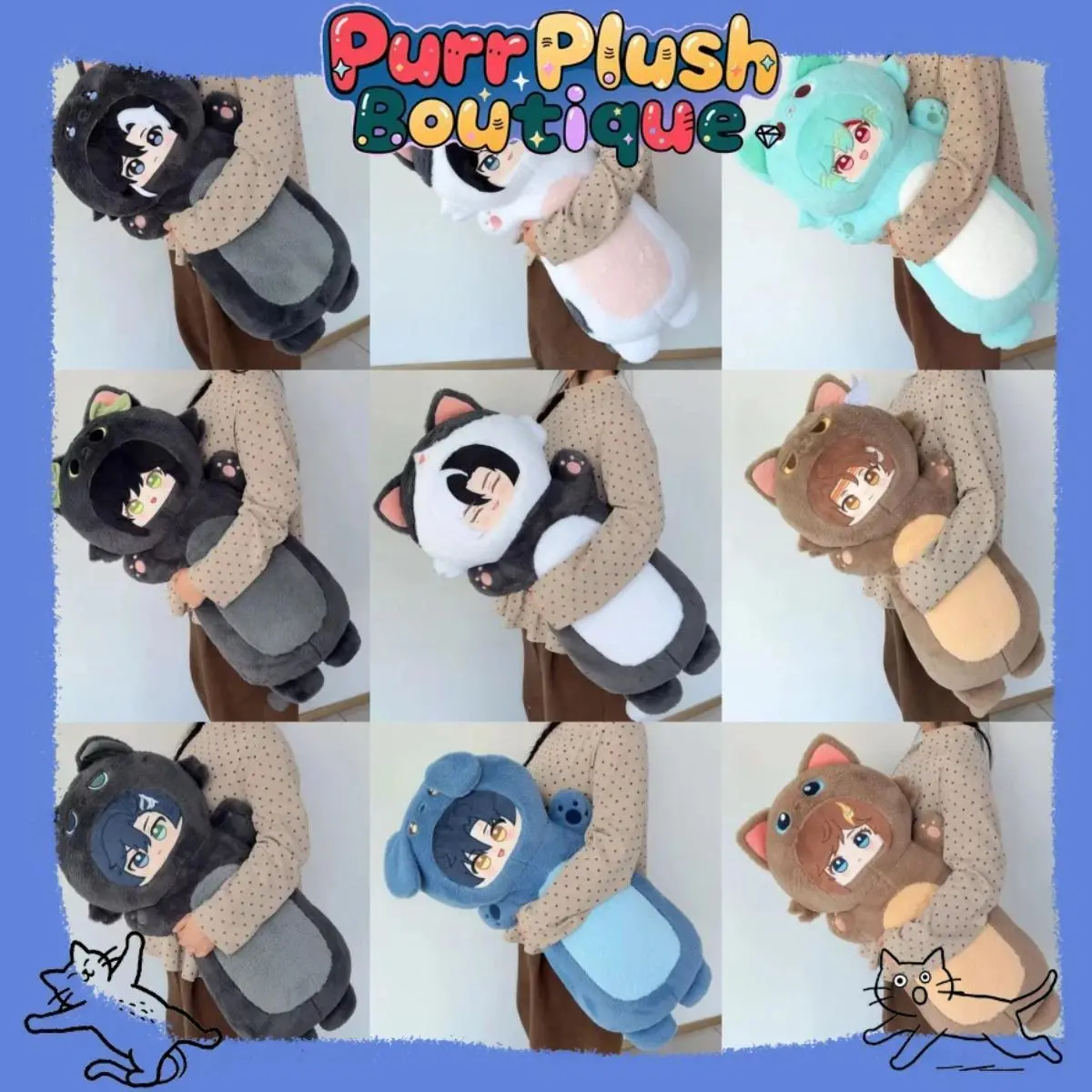 80cm Honor Of Kings Yao Baili Xuance Extra Long Plush Pillow Cotton Plush Doll Game Peripherals Fans Plush Toys Birthday Gift