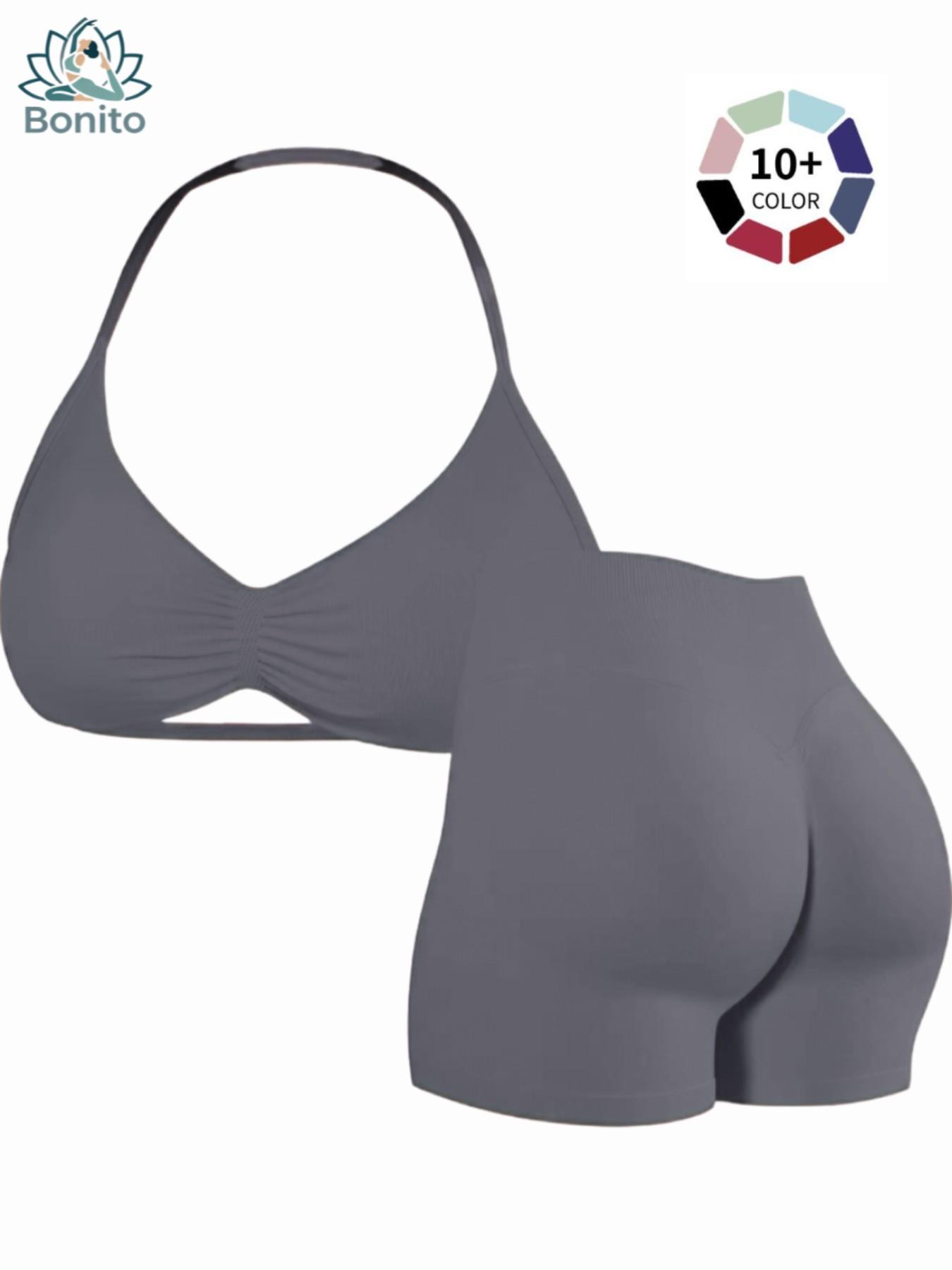 New Women's Sporty Yoga Set, High-Waisted Tight-Fitting Shorts and Tank Top, Summer Fitness Outfit for Running and Gym Workouts, All Season Activewear, Fitness Clothes, Fitness Apparel