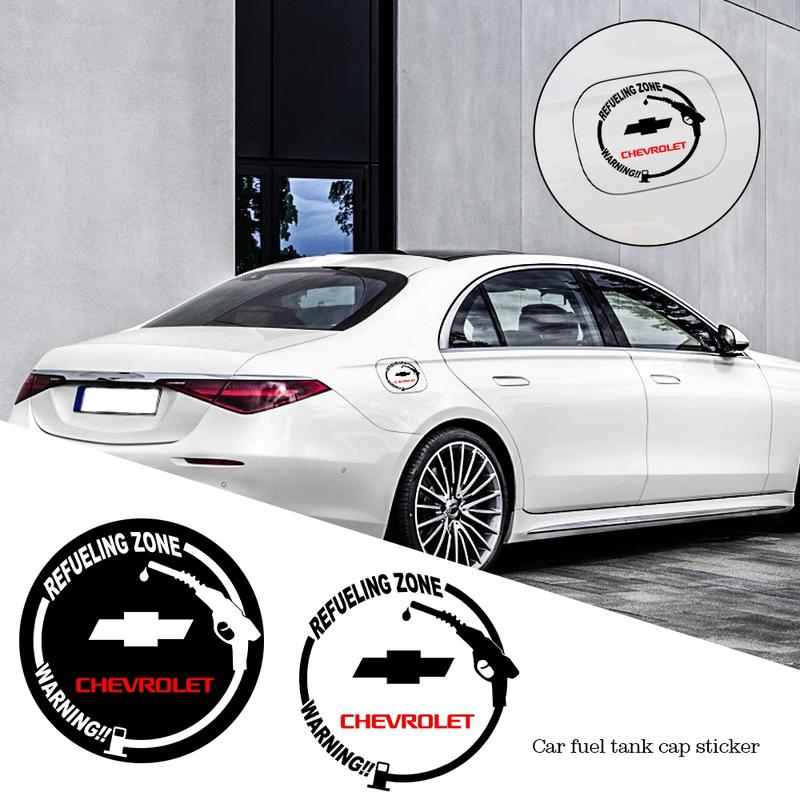 Chevrolet Car Brand Logo Waterproof Tank Sticker, Automotive Exterior Accessories, Personalized Body Decoration Decal