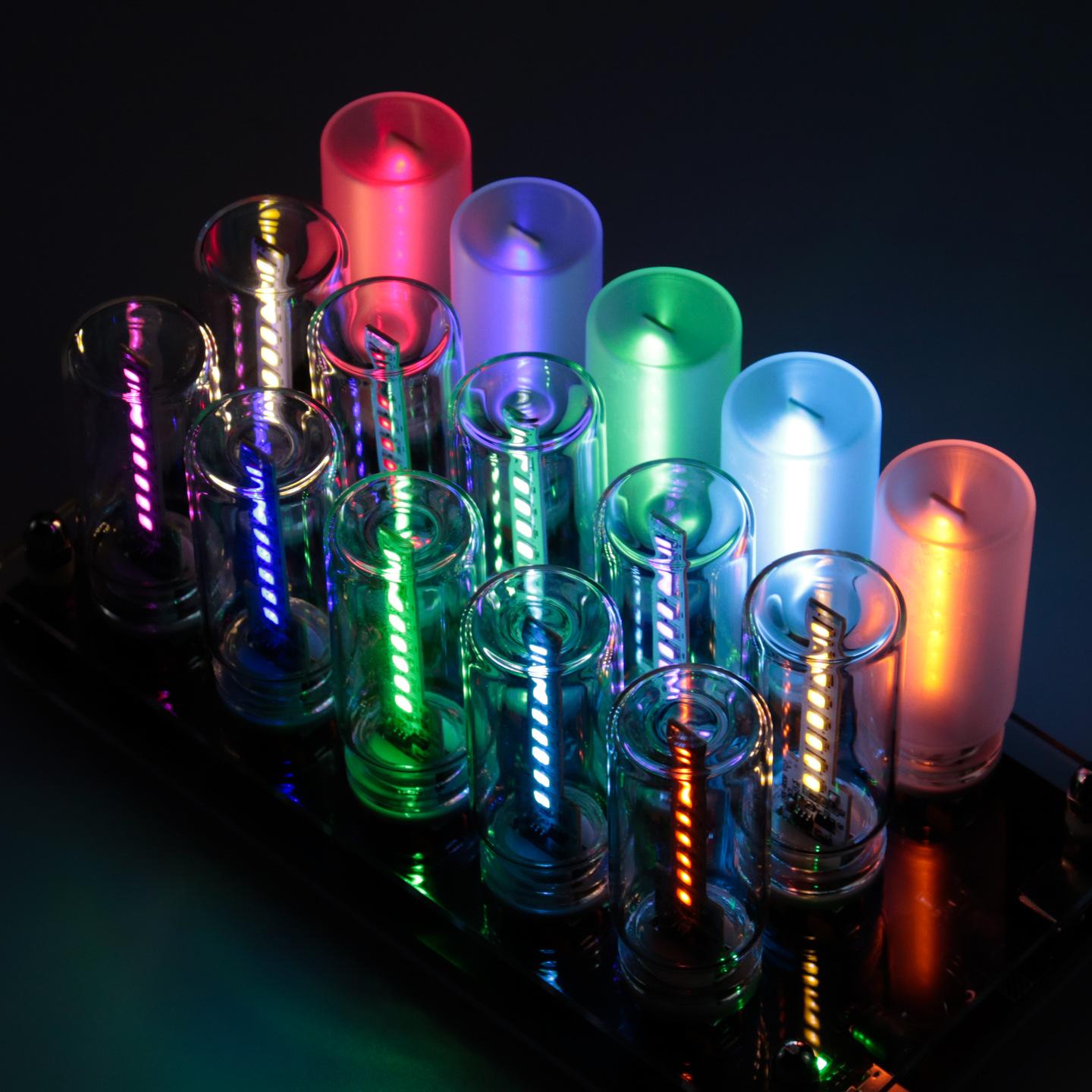 Portable USB Touch Control Dimmable LED Night Light, Glass Bottle Table Lamp, Car Atmosphere Light, Edison Bulb Decor, DIY Decoration