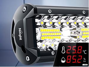 Nilight 26 Inch 540W Triple Row Bar 50000LM Flood Spot Combo Beam Driving LED Off Road Lights for Trucks, UTV, ATV, Round Design Car Accessories Vehicle dealsforyoudays Nilight 26 Inch 540W Triple Row Bar 50000LM Flood Spot Combo Beam Driving LED Off Road Lights for Trucks, UTV, ATV, Round Design Car Accessories Vehicle dealsforyoudays