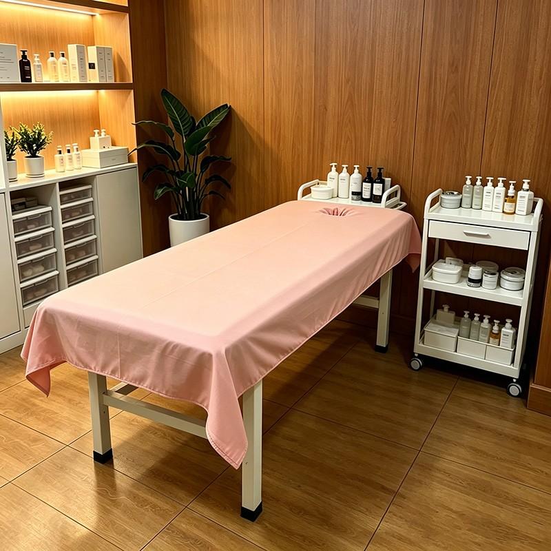 Beauty Salon Massage Bed Sheet, Skin-Friendly Comfortable Relaxed Breathable Material, Dedicated Beauty Bed Sheet, Ideal for Professional Use