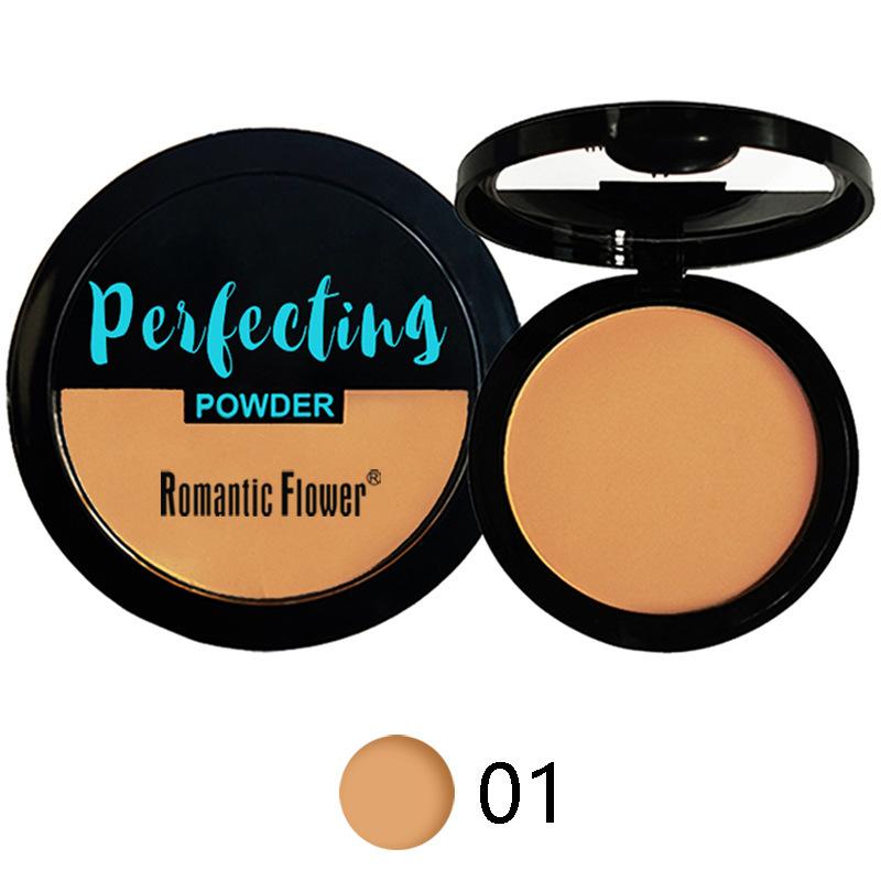 Dark powder single layer matte waterproof concealer makeup with powder puff