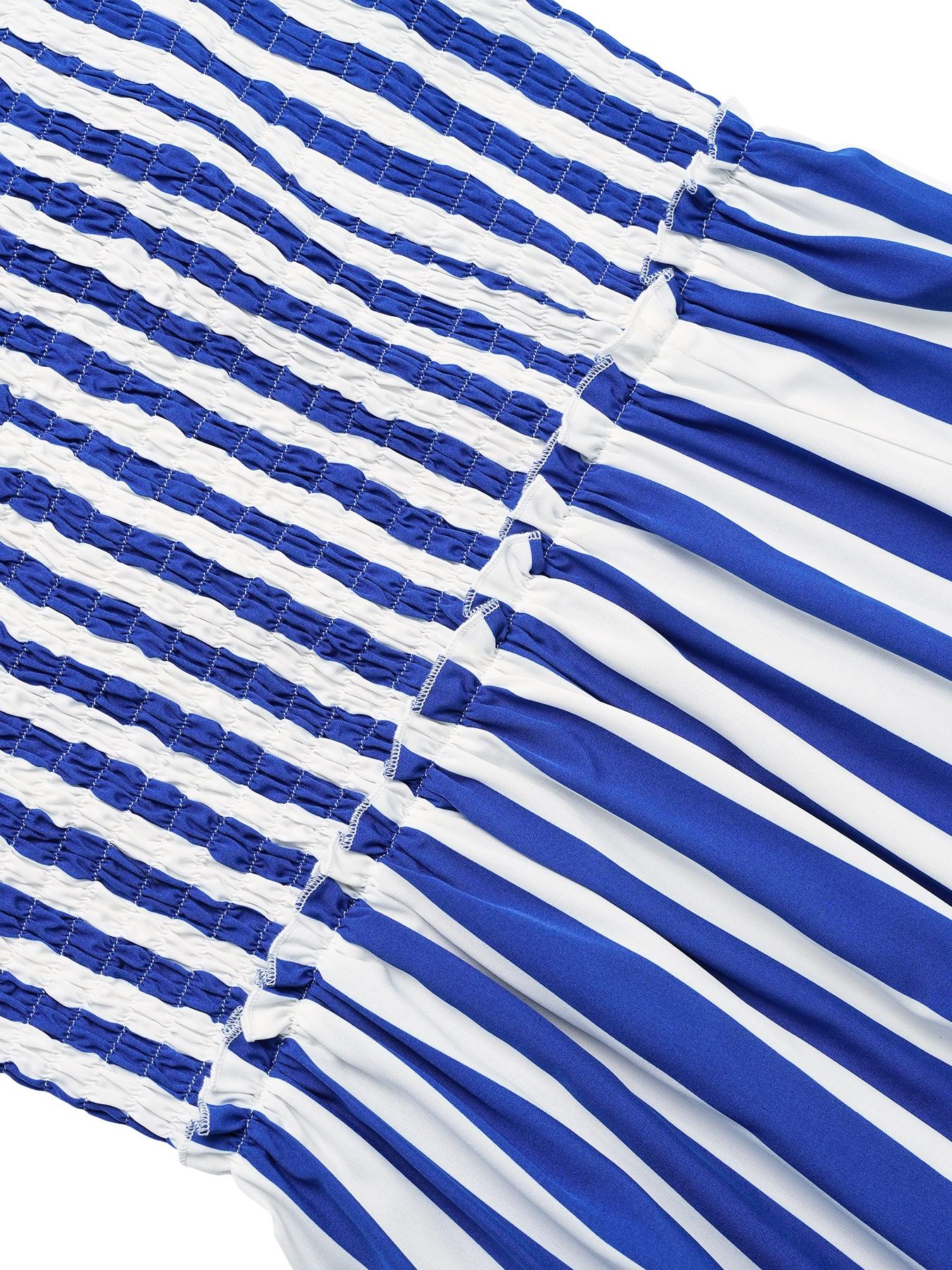 Elegant Striped High Waist Bodycon Mermaid Maxi Skirt, Plus Size Women's Long Dress, Fall Fashion, Fitted Style, All Seasons