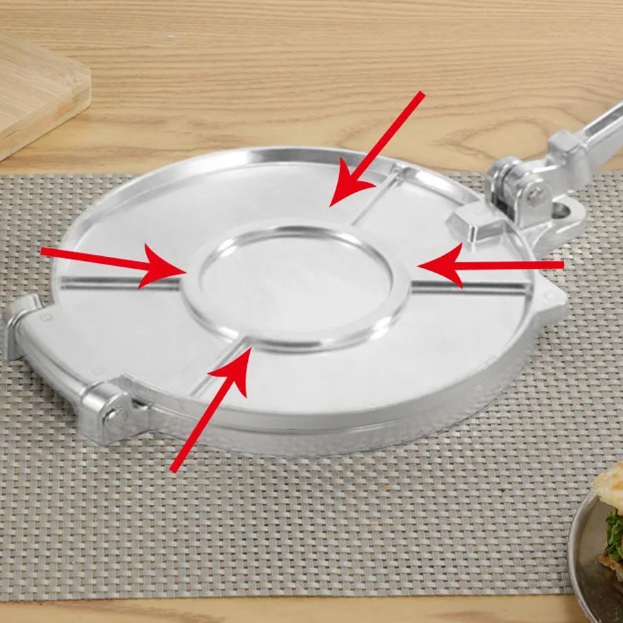 Corn tortilla press mold, easily make perfect corn tortillas. Household kitchen tool, durable and easy to clean, say goodbye to hand kneading, efficient and fast, a must-have kitchen wonder