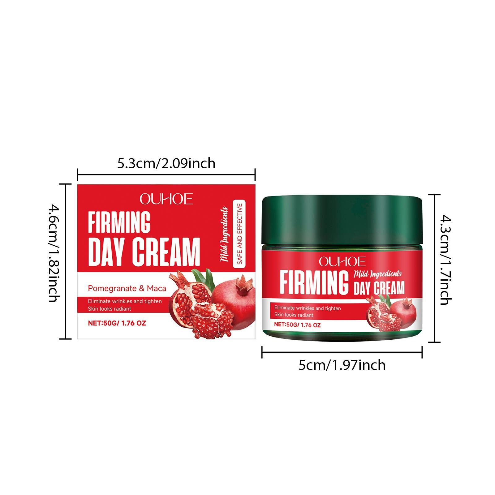 Ouhoe Moisturizing Face Cream, Reduces Fine Lines, Brightens Skin Tone, Hydrates and Smooths Skin, Improves Skin Texture, Non-Greasy