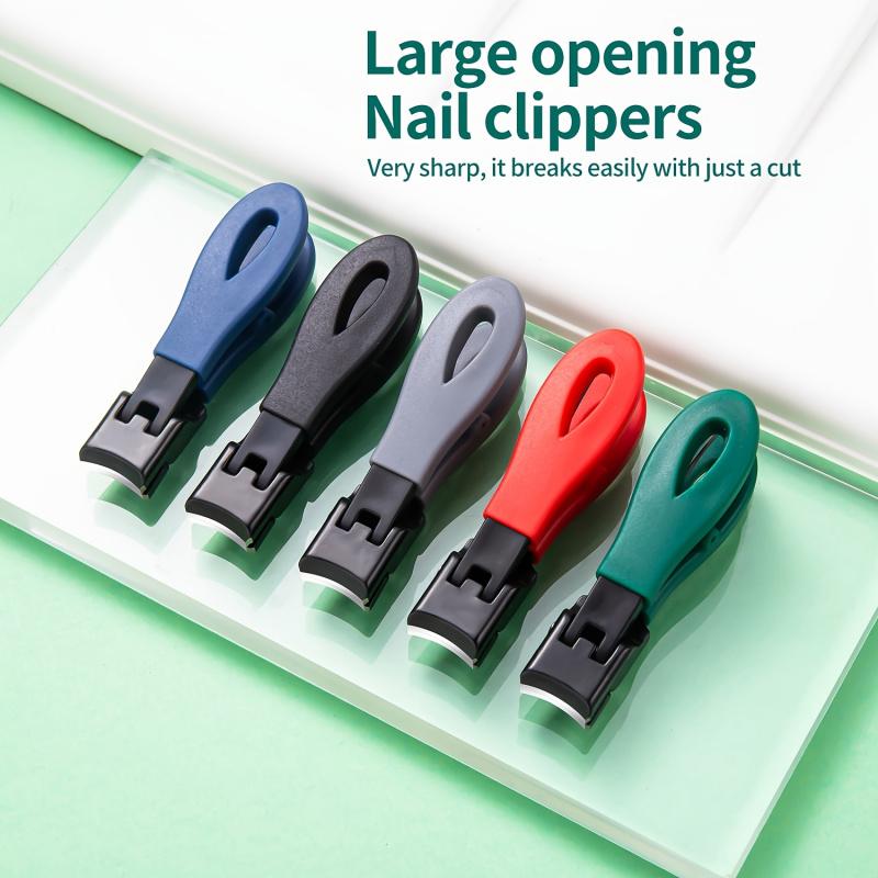 Mouth Splash Proof Nail Clipper, Sharp Foot Trimming Tool Set, Single Item Clippers for Manicure & Pedicure, No Ca Prop 65