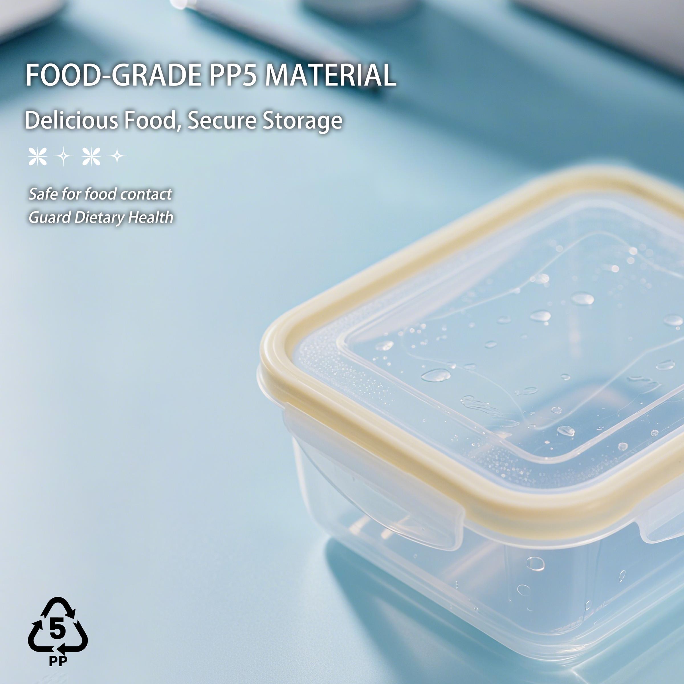 48-Piece / 24-Piece / 8-Piece Reusable Meal Prep Containers with Lids - Rectangular Space-Saving Design, Hollow Waterproof Silicone Construction, Air-Tight Seal, Freezer-Safe & Dishwasher-Safe, Suitable for Storing and Preserving Both Raw and Cooked Foods