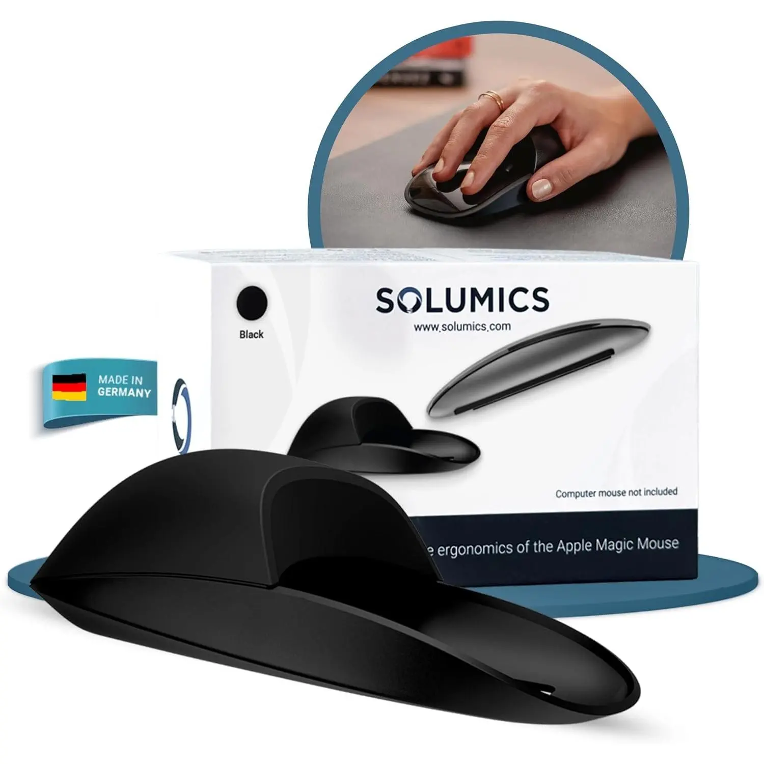 Magic Mouse Case for Better Hand Position | Better Magic Mouse Grip for More Control | Ergonomic Support | iMac Accessory | Works with Any Version