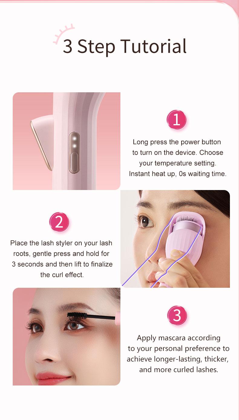 Medusara Electric Lash Styler-BU, Premium Heated Eyelash Sculpting Device, Rechargeable Heated Lash Curler, Medusara Medusara Electric Lash Styler-BU, Premium Heated Eyelash Sculpting Device, Rechargeable Heated Lash Curler, Medusara