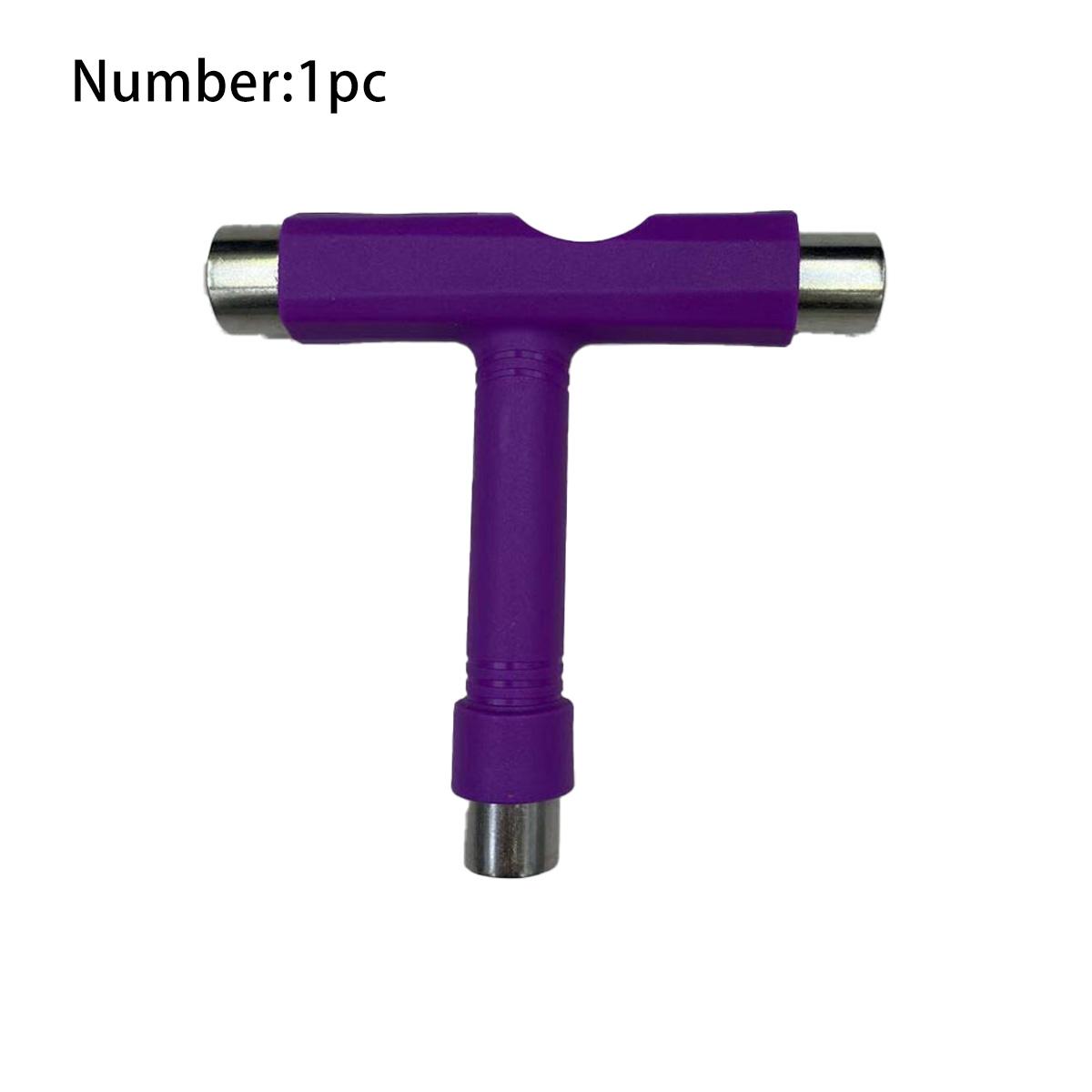 1pc Skateboard Tool Kit, T-Type L-Type Wrench Set, Universal for Longboard Quad Wheels, Bridge Pin Adjustment Installation Repair