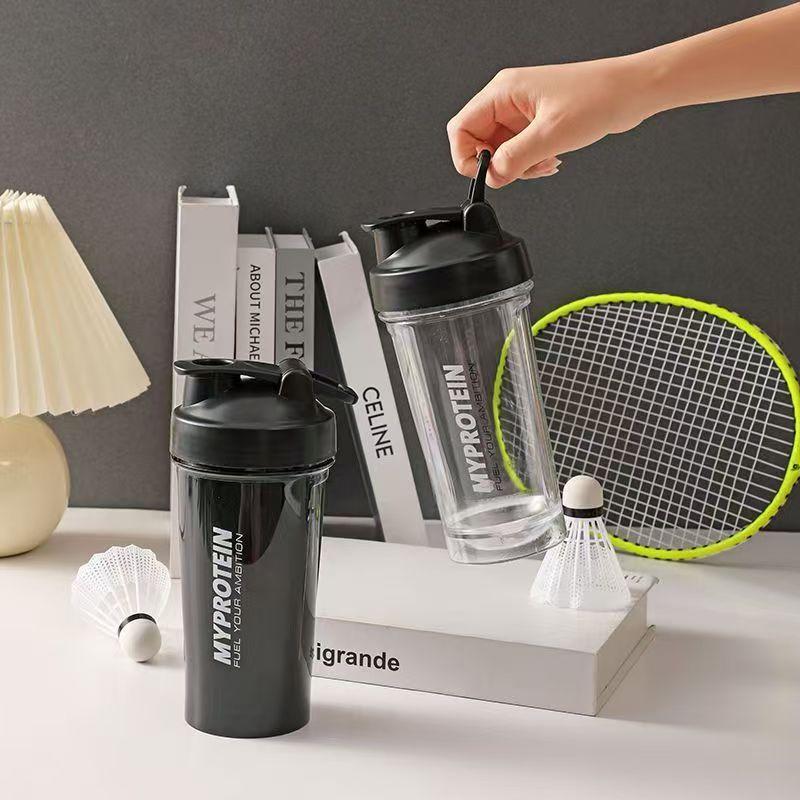 600ML High-Value Protein Powder Cup, Stylish Fitness Shaker Bottle, Includes 304 Stainless Steel Stirring Ball, Perfect for Gym & Home Use, Portable Sports Bottle, Sports Water Bottle#GLOBAL PICKS