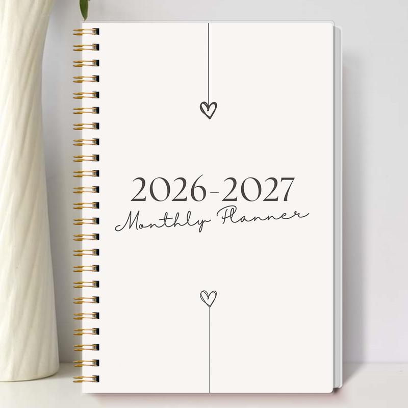 Jan 2026–Dec 2027 Monthly Planner, 24-Month College Planner and Weekly Agenda Notebook, Simplified To-Do Planner to Boost Productivity