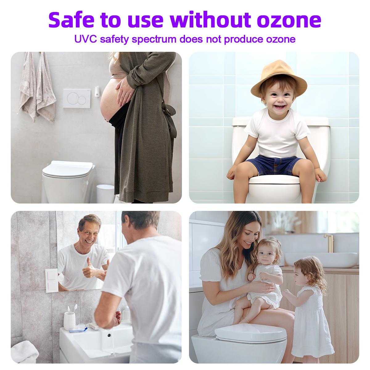 Toilet Aromatherapy lamp, Ultraviolet lamp, Bathroom Aromatherapy kit, Household toilet cleaning accessories, Bathroom cleaning summer essentials Odor Fresh Antibacterial Toilet Aromatherapy lamp, Ultraviolet lamp, Bathroom Aromatherapy kit, Household toilet cleaning accessories, Bathroom cleaning summer essentials Odor Fresh Antibacterial
