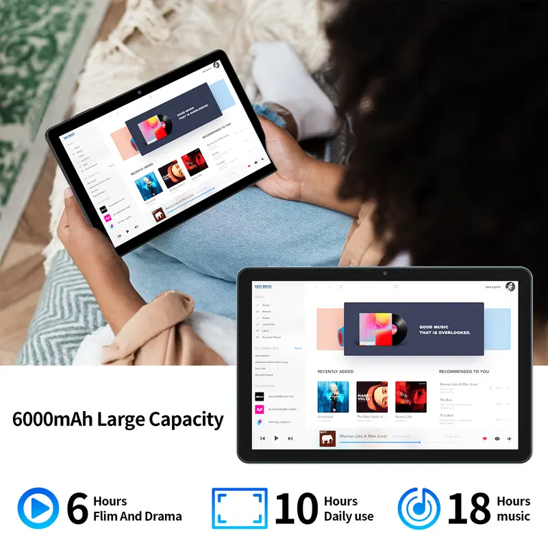 Back To School 10in LCD Touchscreen Tablet with 16GB(4+12) RAM, 64GB ROM, Android15, Portable Bluetooth Keyboard & Mouse Set, for Home Office, Gifts for Him,back to school,back to school haul Back To School 10in LCD Touchscreen Tablet with 16GB(4+12) RAM, 64GB ROM, Android15, Portable Bluetooth Keyboard & Mouse Set, for Home Office, Gifts for Him,back to school,back to school haul