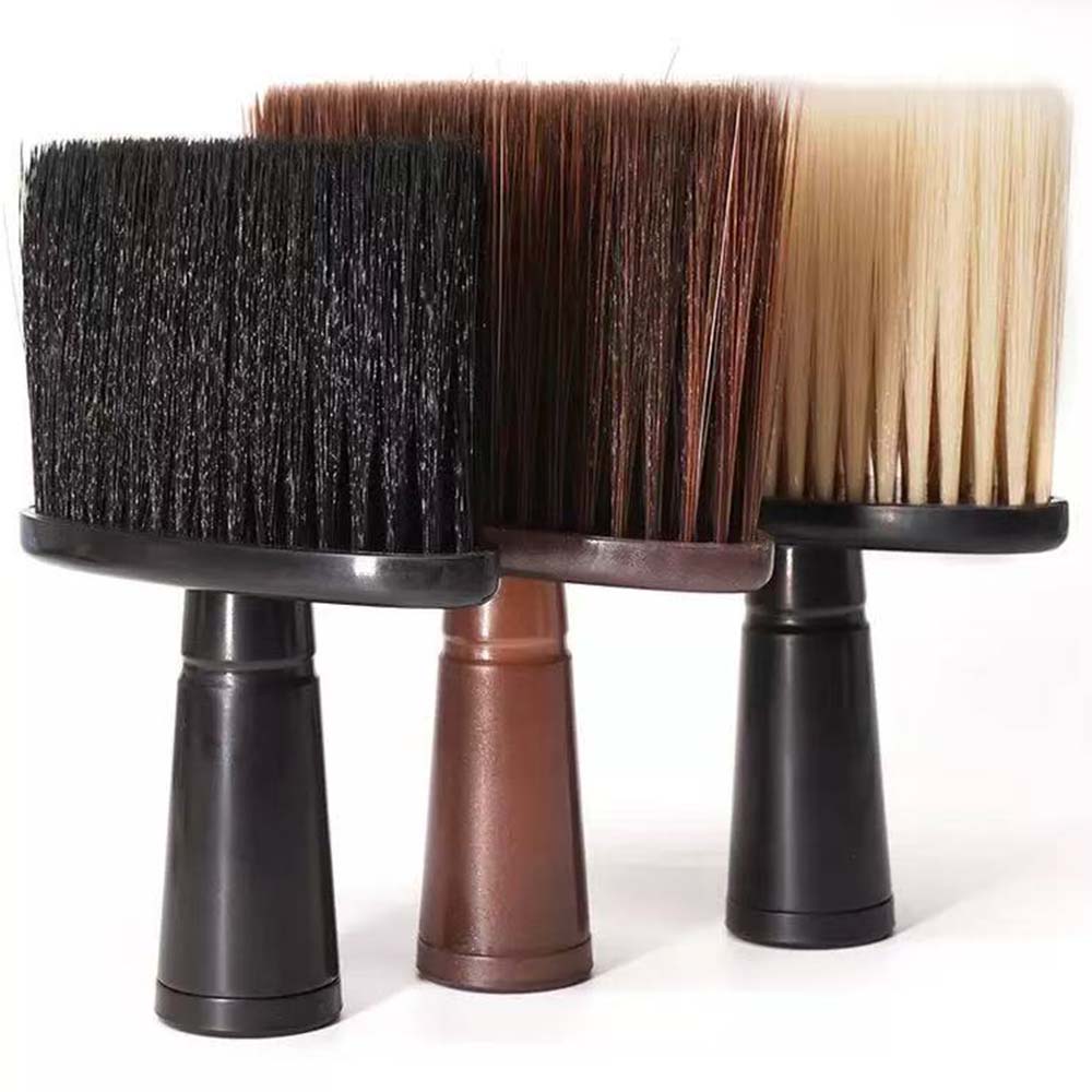 1 Pc Soft Hair Brush Neck Face Duster Hairdressing Hair Cutting Cleaning Brush, Professional Hairdresser Neck Brush for Barber Salon Hairdressing Styling Tool, Beauty Products