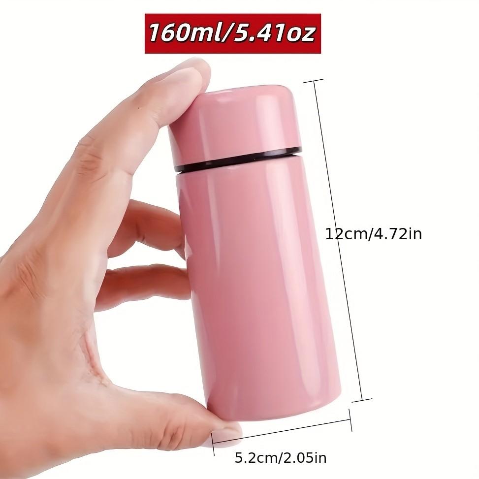 Portable Insulated Stainless Steel Cup, Keeps Drinks Hot or Cold, Perfect for Camping and Hiking, Cute Small Pocket Cup, 5.41 Oz