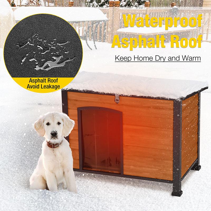 Aivituvin-AIR73/74-IN-HP Heated Outdoor Dog House| Adjustable Temperature & Timer|Dog Cage-Medium Aivituvin-AIR73/74-IN-HP Heated Outdoor Dog House| Adjustable Temperature & Timer|Dog Cage-Medium