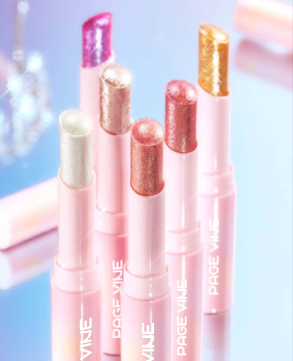 Long-Lasting Super Shiny Eyeshadow Stick, Water-Gloss Jelly Highlighter, Pearl Glitter Finish, Eye Makeup Essential