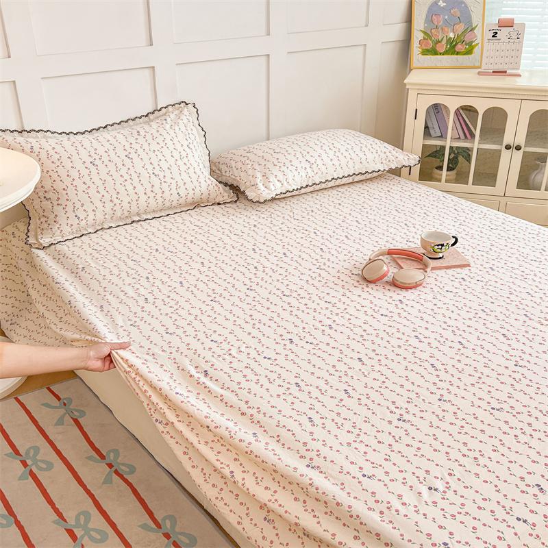 High-Quality Floral Sheet, Soft and Breathable, Lightweight, Suitable for All Seasons, Ideal for Bedroom and Guest Room