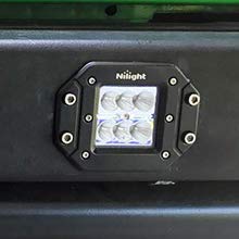 Nilight LED Pods 4PCS 18W Flood Flush Mount LED Work Light Driving Lights Led Light Bar Off Road Fog Lights for Jeep Truck Tacoma Bumper ATV UTV Vehicle Lamp Lightbar