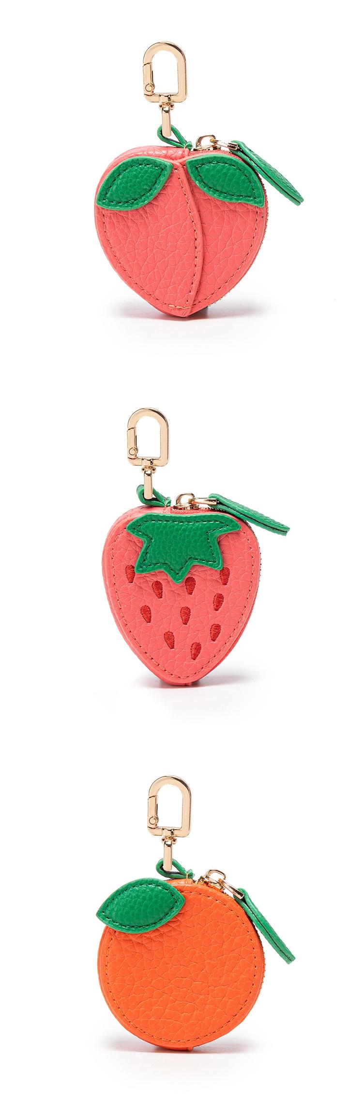 Fruit family, sisters sharing clothes, cute fruit bag pendant, mini key chain accessories, Keychain Bag Pendant, suitable for bags and backpacks, perfect gift for fruit lovers, four seasons leisure style, suitable for Christmas, Christmas Eve gifts