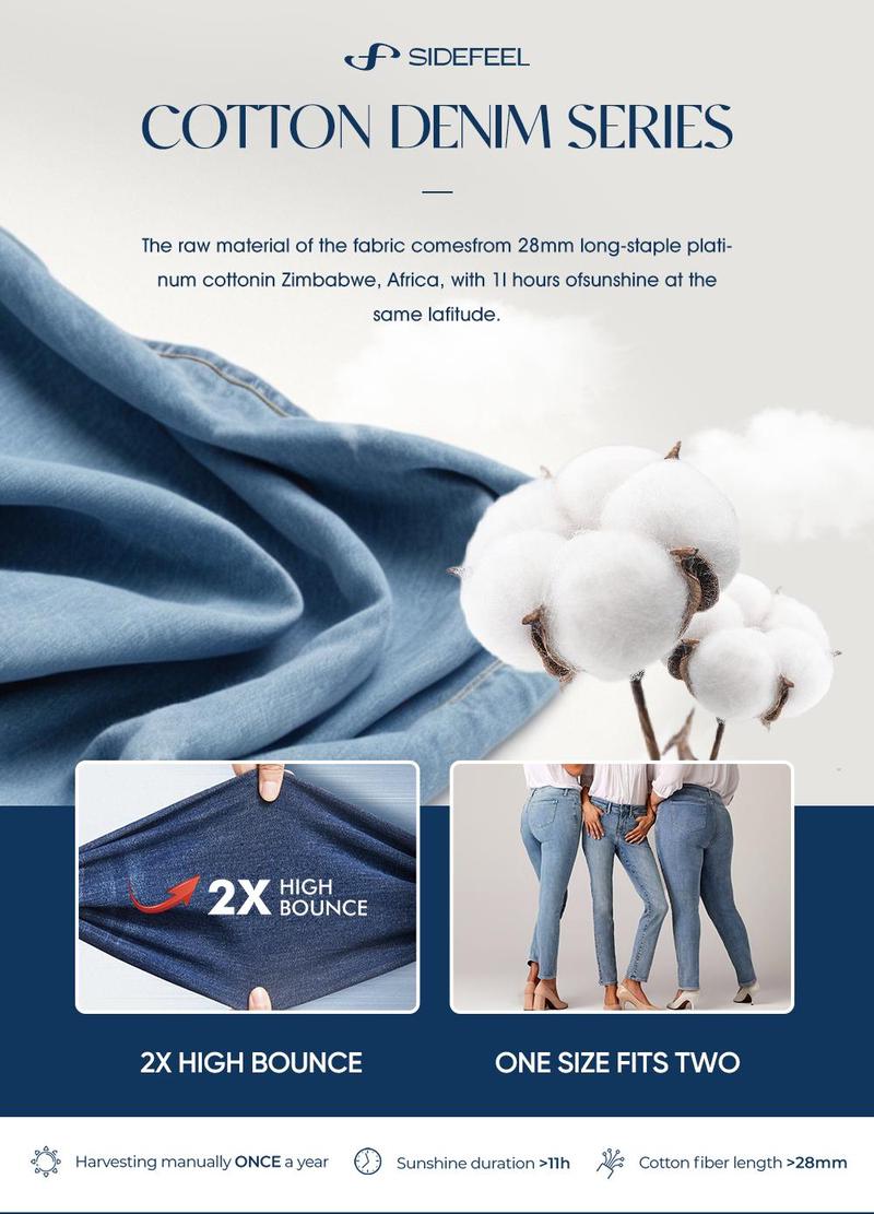 Sidefeel Women's Wide Leg Jeans High Waisted Stretchy Jeans Straight Leg Loose Fit Zimbaplatinum Ankle Denim Pants TikTokShopBlackFriday Formal Summer