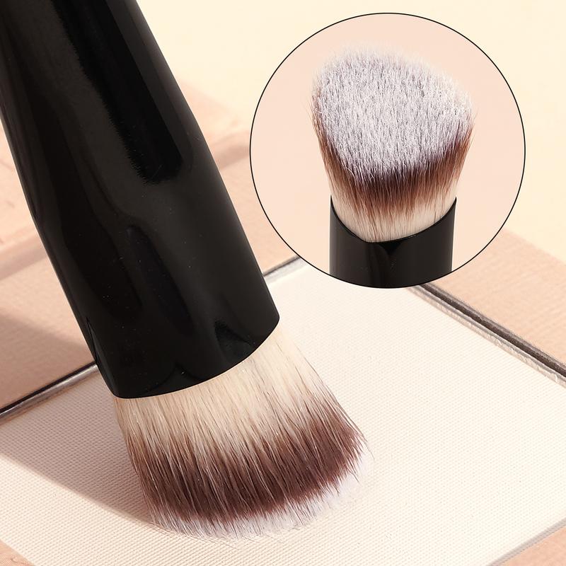 MAANGE 7pcs Makeup Brush Set, Face Makeup Brushes, Flat Foundation Brush, Loose Powder Brush, Blush Brush, Concealer Brush, Contour Brush, Eyeshadow, Detail Brush, Makeup Brushes for Application, Professionals and Beginners