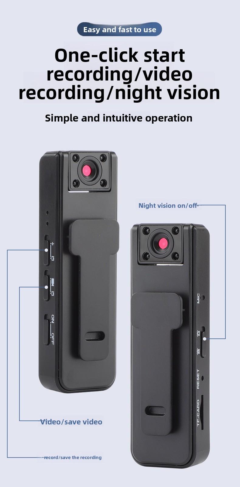 Ultra-Clear Sports Vlog Camera - Integrated DV Recording Device with Anti-Shake & Remote Monitoring Functions