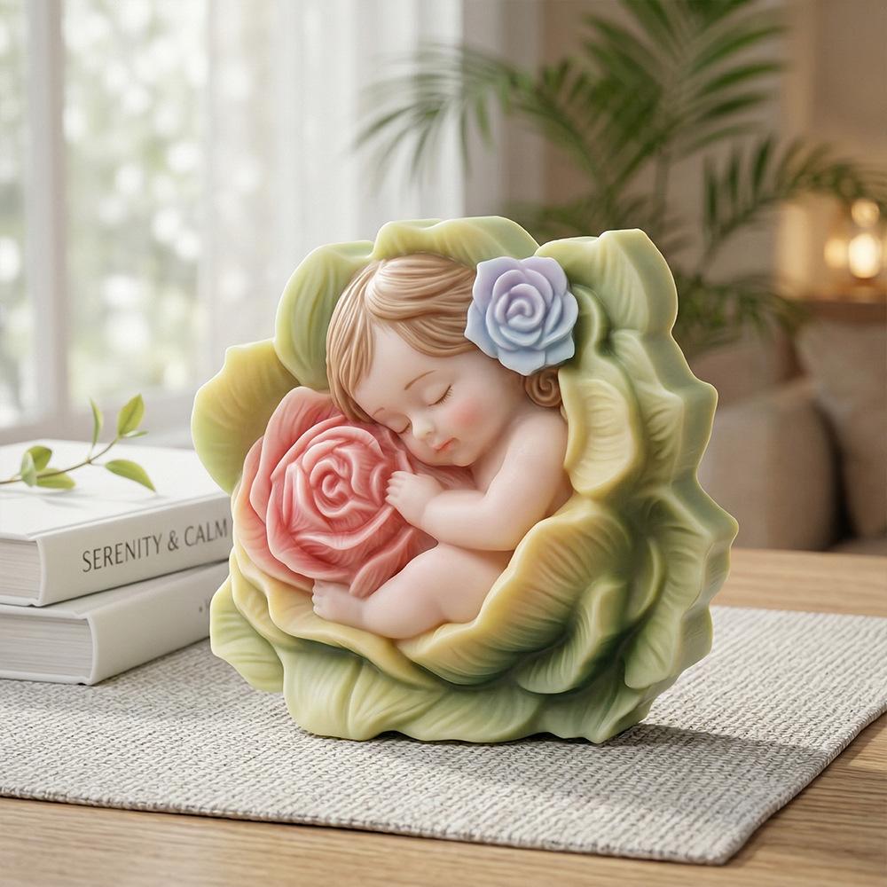 3D Rose Silicone Candle Mold, Large Flower Candle Soap Making Mould for DIY Handmade Aromatherapy Wax Melts, Reusable Rose Shaped Resin Chocolate Ice Cube Craft Supplies, Home Decor Ornament Mold for Adults Beginners