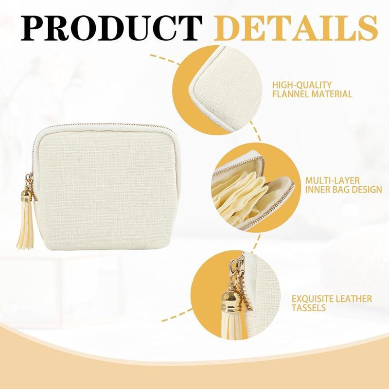 💅 Effortless Travel | Mini Flannel Jewelry Carrying Case | Weekend Getaway Packing Essential