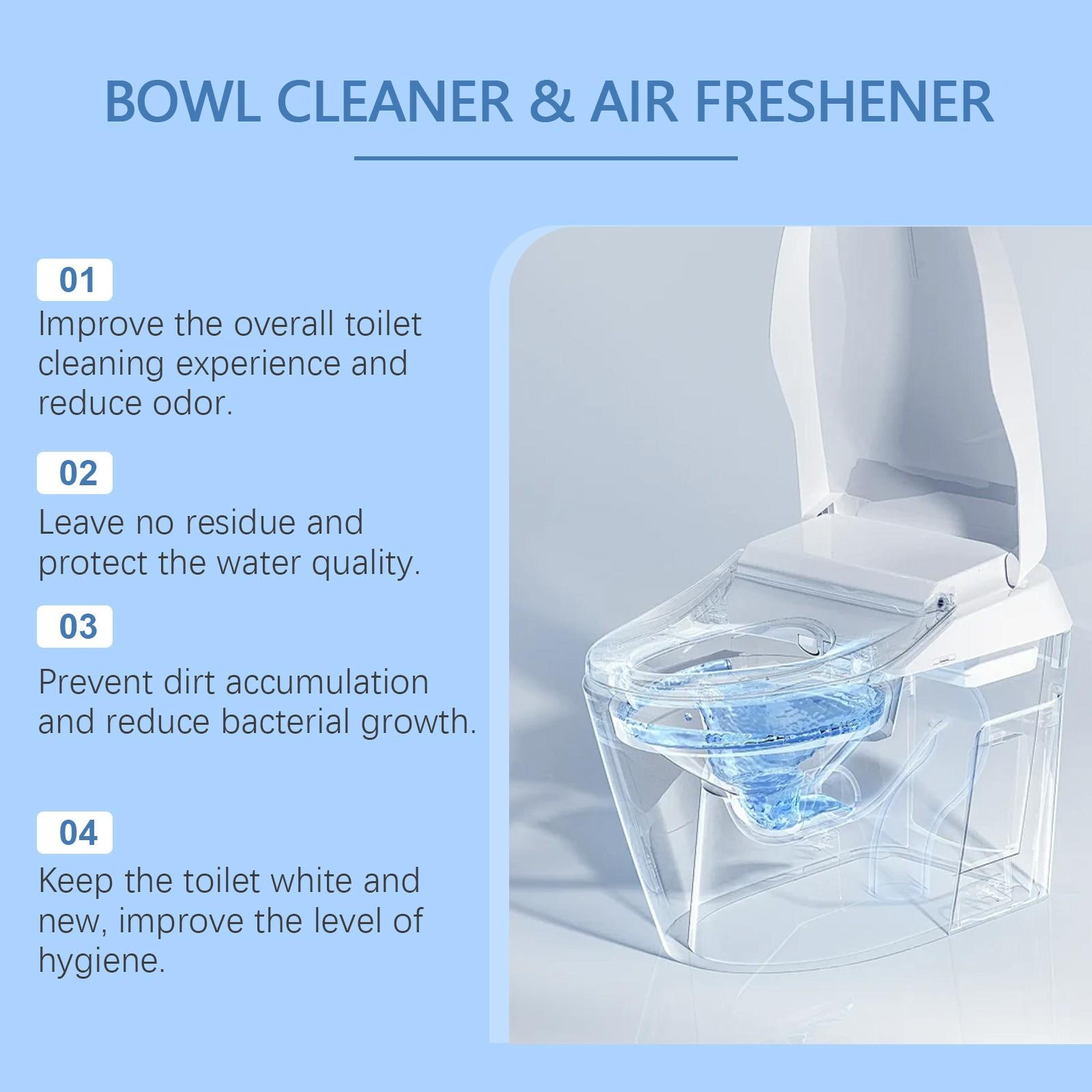 Toilet Cleaner, Toilet Bowl Cleaner, Automatic Toilet Cleaner, Tank Bowl Cleaner, Toilet Cleaning Supplies Cute, Long-Lasting,  Clean & Fresh, Sparkling, Fights Stains, Easy to Use. Powerful Cleaning & Leaves Bowl Sparkling!