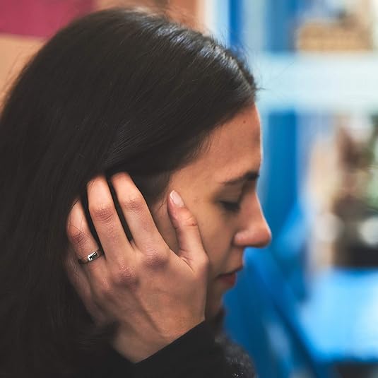 EAMTI 2mm / 4mm 925 Sterling Silver Ring High Polish Plain Dome Wedding Band for Women