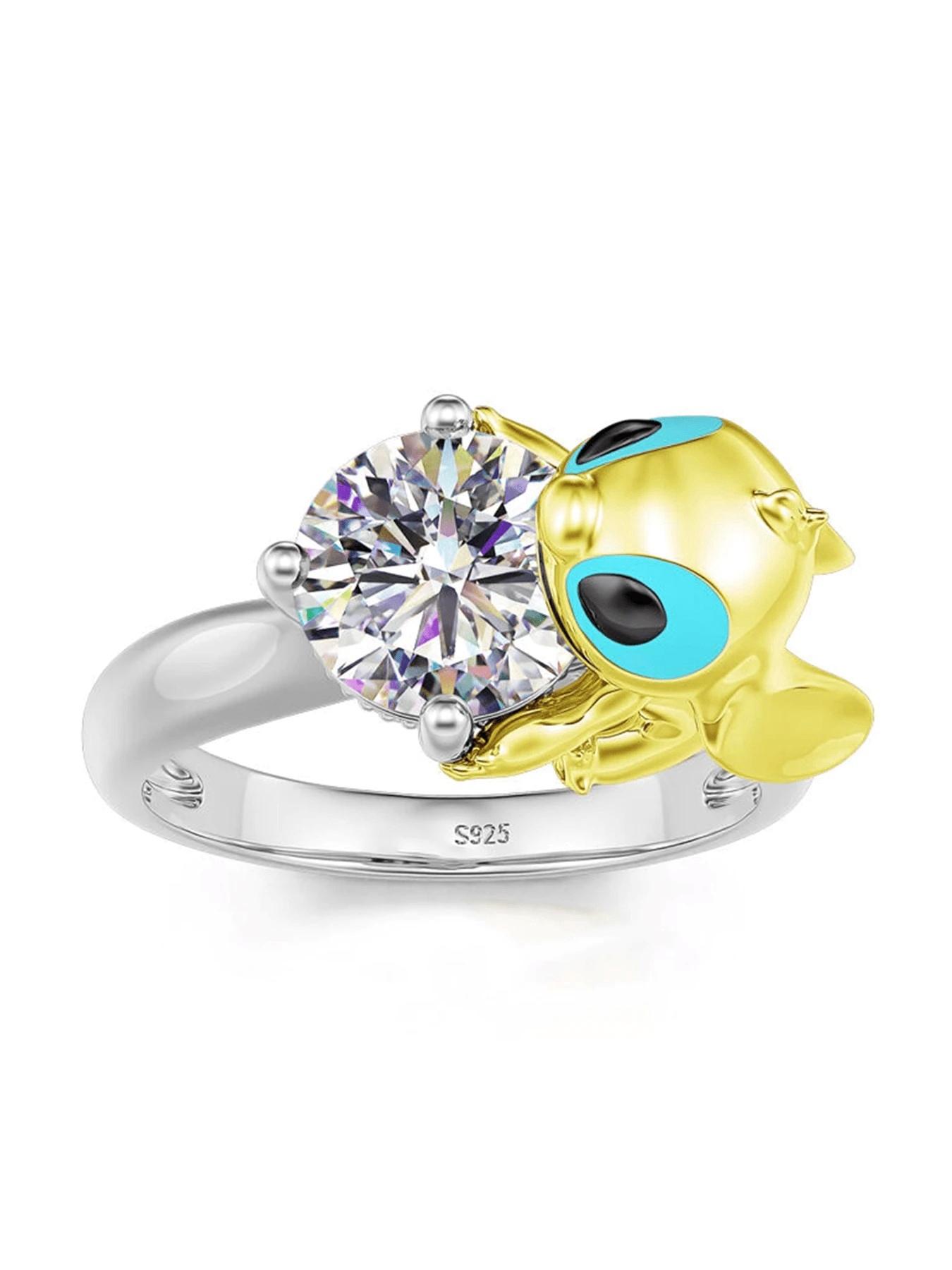 Elegant Silver Color Zircon Ring Set, Fashion Anniversary Engagement Wedding Jewelry Gift Box Included, Perfect Present for Her