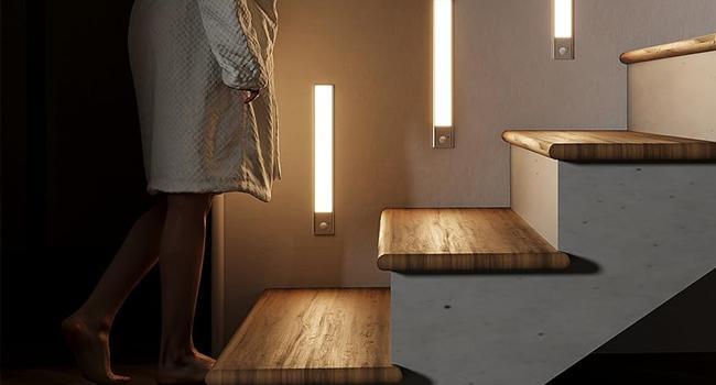 4 Pack Under Cabinet Kitchen Lights, Motion Sensor Dimmable 1500mAh LED Under Counter Rechargeable Wardrobe Indoor Night Lights for Kitchen Shelf Stairs Closet 4 Pack Under Cabinet Kitchen Lights, Motion Sensor Dimmable 1500mAh LED Under Counter Rechargeable Wardrobe Indoor Night Lights for Kitchen Shelf Stairs Closet