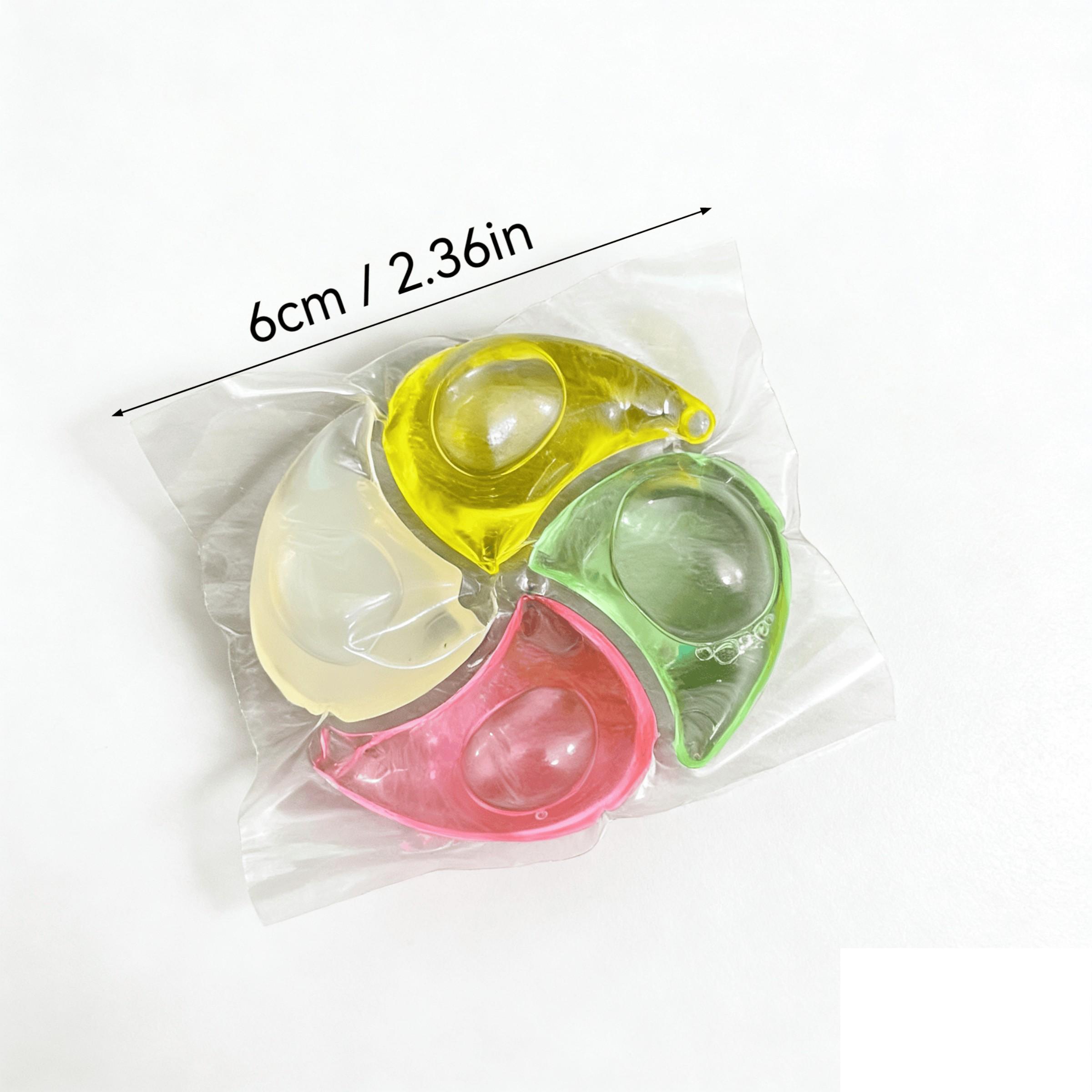 4-In-1 Laundry Beads, 10/30/50 Count, Upgrade Version, 12g, Long-Lasting, Travel-Friendly, Eco-Friendly, Softening, Stain Removal, Odor Control