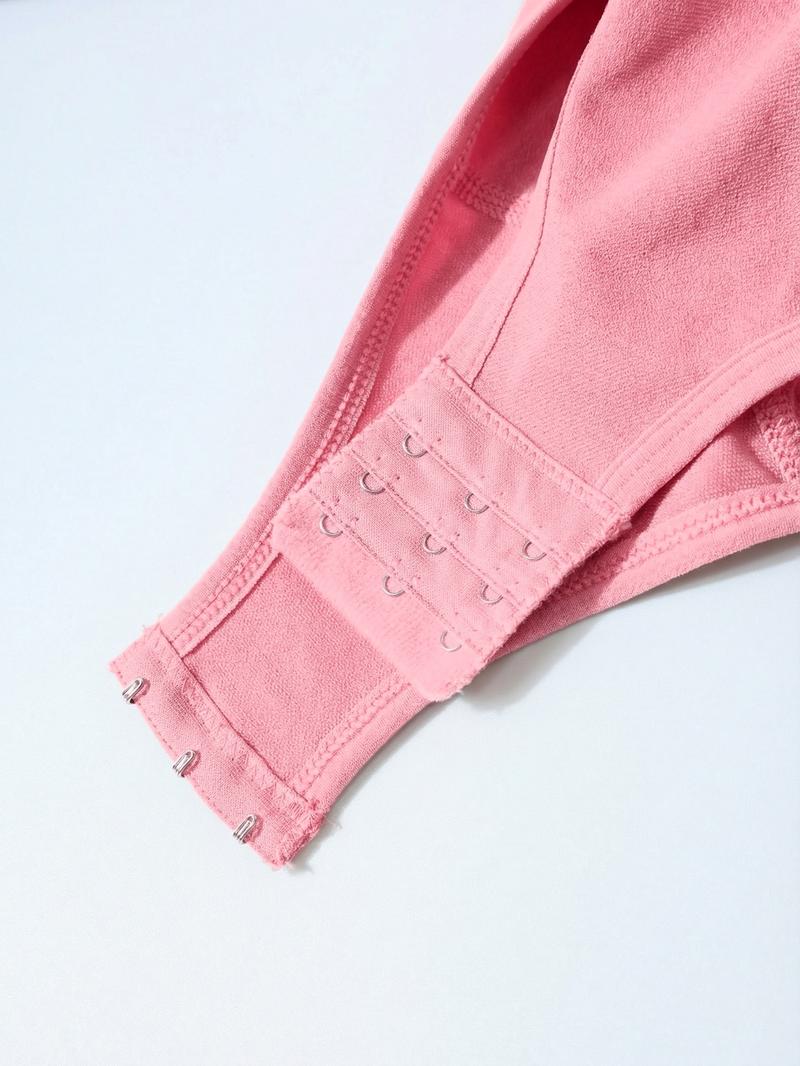 Women's Ribbed Abdomen Control Bodysuit, Long Sleeve Seamless T Shirt,Comfortable Scoop Neck Body Suit Stretchy Basic Tops, Fit Soft Elastic Fabric, Perfect For Daily Wear and Going Out,Shapewear For All Seasons Women's Ribbed Abdomen Control Bodysuit, Long Sleeve Seamless T Shirt,Comfortable Scoop Neck Body Suit Stretchy Basic Tops, Fit Soft Elastic Fabric, Perfect For Daily Wear and Going Out,Shapewear For All Seasons